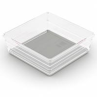 Organizér do zásuvky 6 Sistemo transparent/sivá 24469