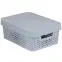 Úložný box s vrchnákom Infinity 11l 229163 svetlosivá