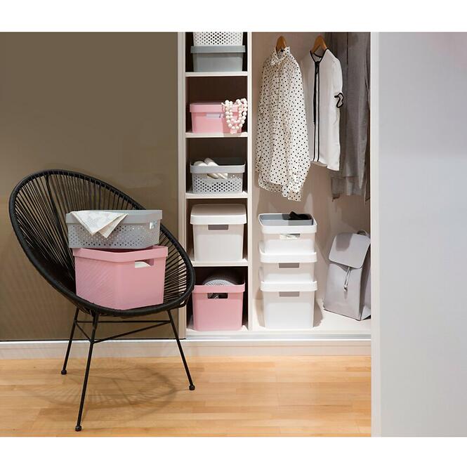 Úložný box s vrchnákom Infinity 11l 229163 svetlosivá,2