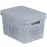 Úložný box s vekom 17 l Infinity 229168 svetlosivý
