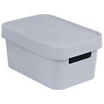 Úložný box s vekom Infinity 4,5l 229387 svetlosivá
