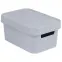Úložný box s vekom Infinity 4,5l 229387 svetlosivá