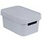 Úložný box s vekom Infinity 4,5l 229387 svetlosivá