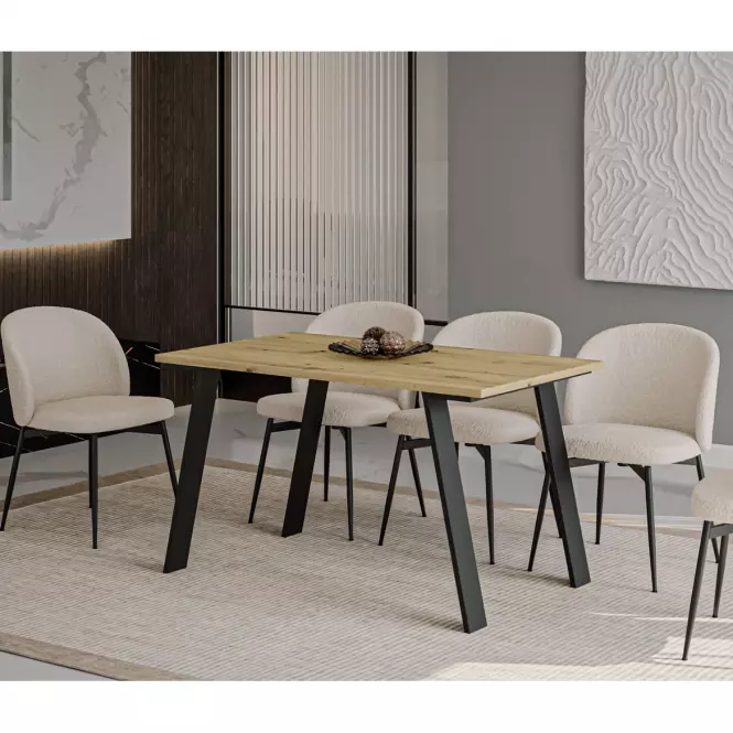 Rozkladací stôl Liwia 130/210x80cm Dub Artisan,3