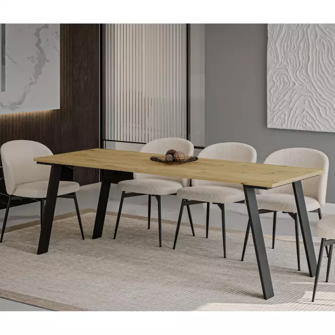 Rozkladací stôl Liwia 130/210x80cm Dub Artisan,4