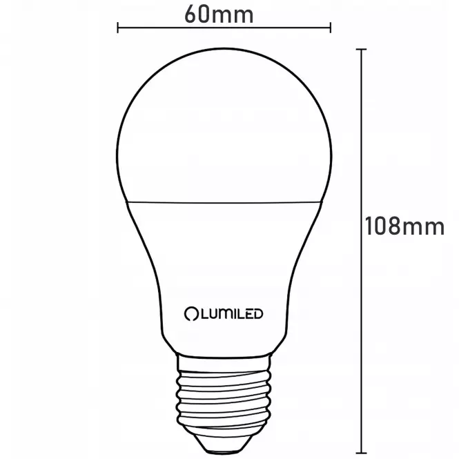 Žiarovka Lumiled A60 8W 840 E27 806lm 4000K