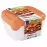 Sada 3 štvorcových nádob 0,8l fresh&go 249416 mix farieb