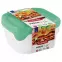 Sada 3 štvorcových nádob 0,8l fresh&go 249416 mix farieb,2