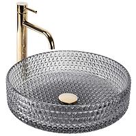 Umývadlo na dosku Cristal 39 Grey Rea-U8880 