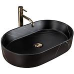 Umývadlo na dosku Nadia 60 Black Stone Matt Rea-U8565 