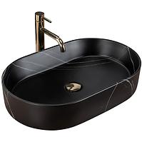 Umývadlo na dosku Nadia 60 Black Stone Matt Rea-U8565 