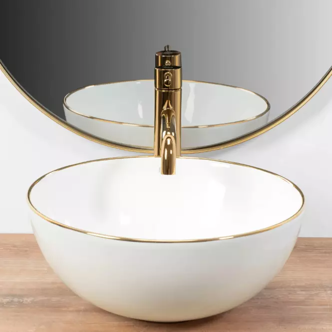 Umývadlo na dosku Stella Gold Edge,5