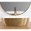 Umývadlo na dosku Belinda Gold Brush/White Rea-U7422,3