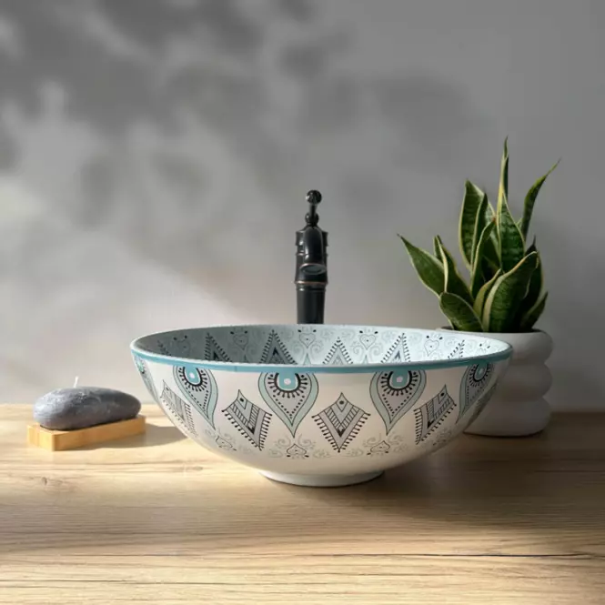 Umývadlo na dosku Mandala Rea-U7502