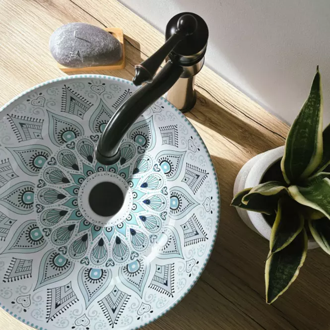 Umývadlo na dosku Mandala Rea-U7502