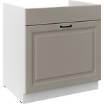 Kuchynská skrinka Stilo claygrey/biely 80ZL 1S BB