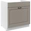 Kuchynská skrinka Stilo claygrey/biely 80ZL 1S BB