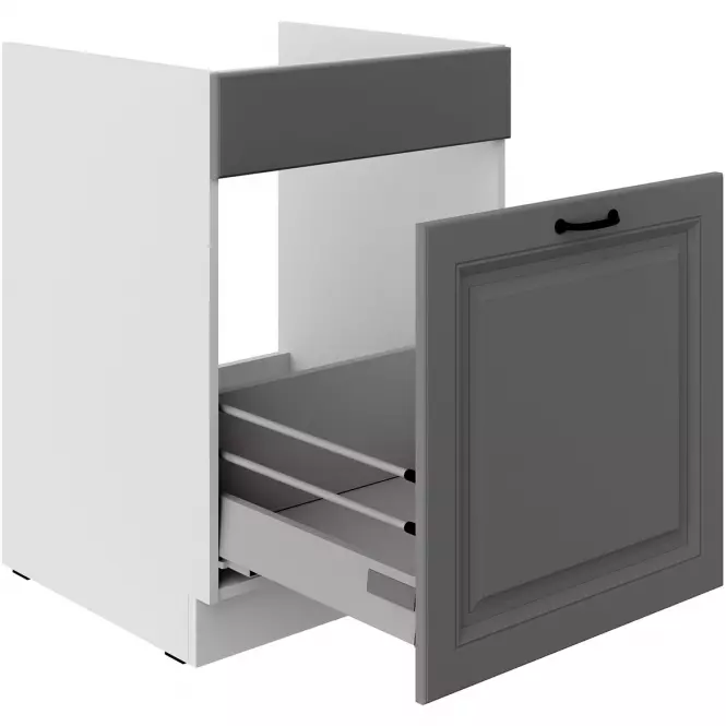 Kuchynská skrinka Stilo dustgrey/biely 60ZL 1S BB