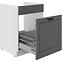 Kuchynská skrinka Stilo dustgrey/biely 60ZL 1S BB,3