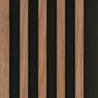 Lamelový panel MODERN LINE SLIM Walnut Black 12x122x2650mm