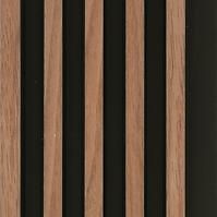 Lamelový panel MODERN LINE SLIM Walnut Black 12x122x2650mm