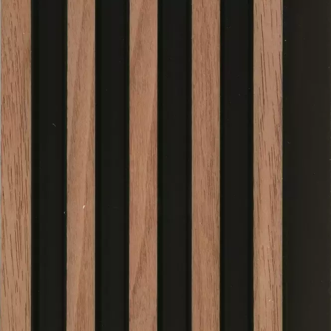 Lamelový panel MODERN LINE SLIM Walnut Black 12x122x2650mm