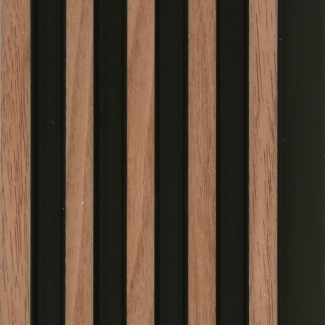 Lamelový panel MODERN LINE SLIM Walnut Black 12x122x2650mm