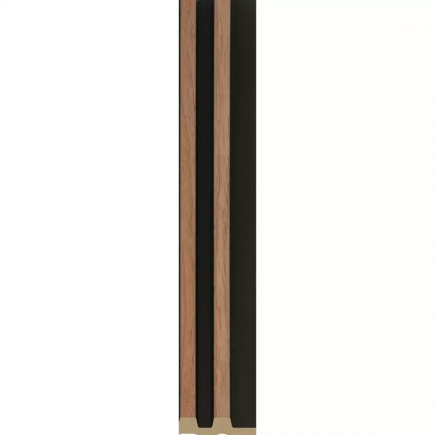 Dokončovacia lišta pravá MODERN SLIM orech/čierna 2.65m