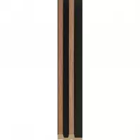 Dokončovacia lišta prava MODERN SLIM Walnut Black 2.65m