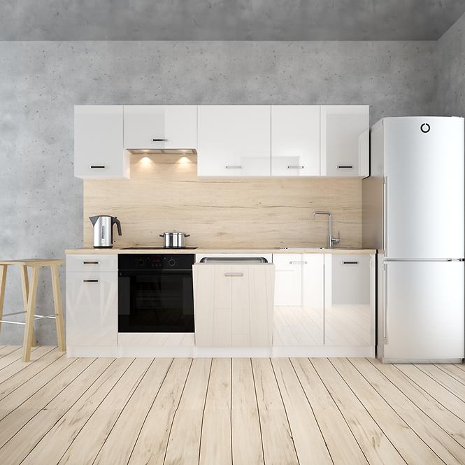 Kuchynská linka Arosa 180 biela lakované,5