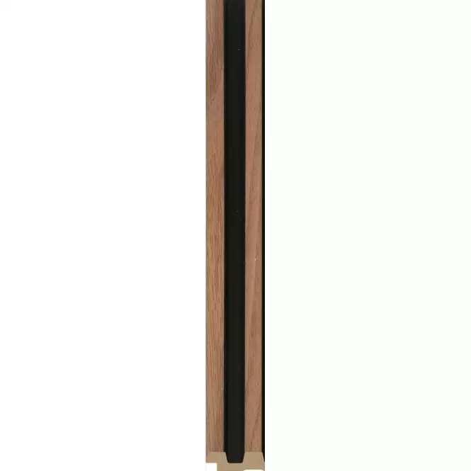 Dokončovacia lišta ľavá MODERN SLIM orech/čierna 2,65 m