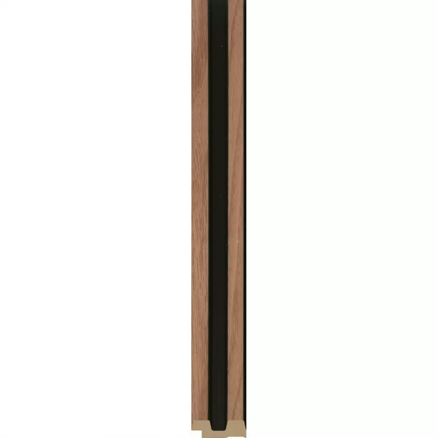 Dokončovacia lišta ľavá MODERN SLIM orech/čierna 2,65 m
