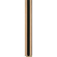 Dokončovacia lišta ľavá MODERN SLIM dub/čierna 2,65 m