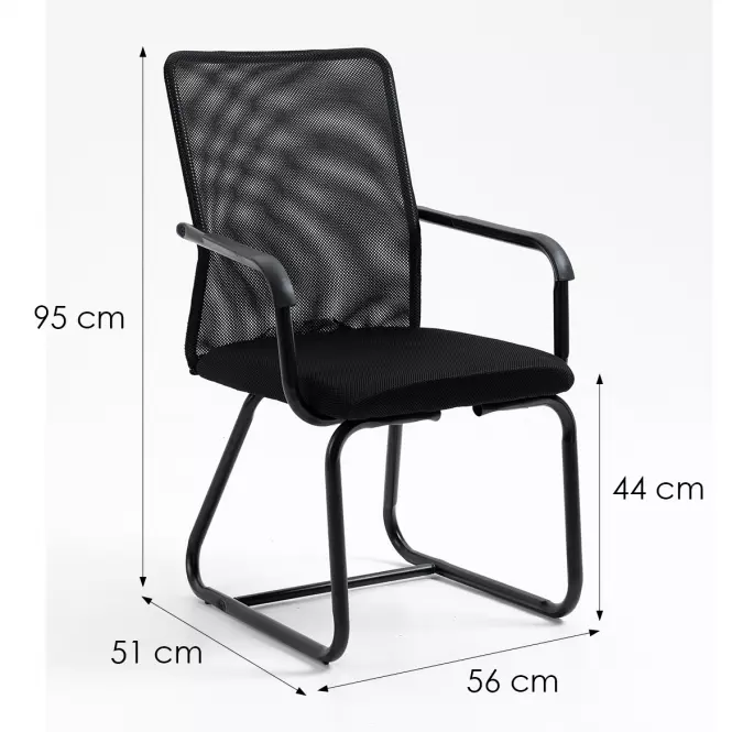 Stolička Fio 4795 čierna