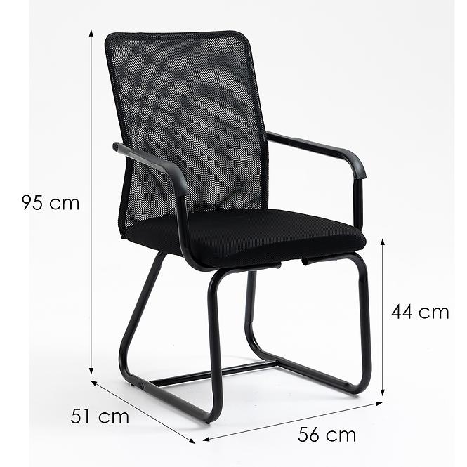 Stolička Fio 4795 čierna
