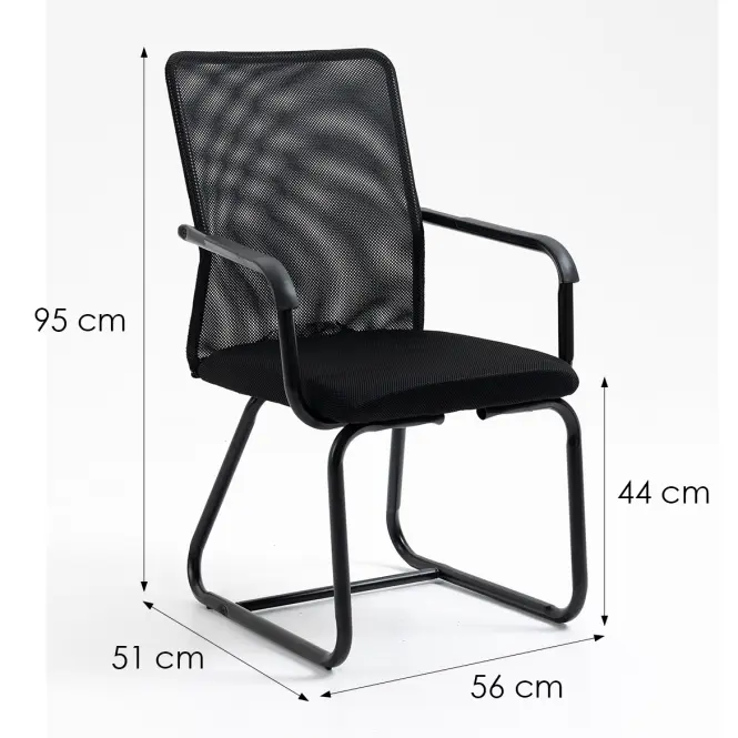 Stolička Fio 4795 čierna,2