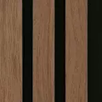 Lamelový panel MODERN LINE NORMAL Walnut Black 12x122x2650mm