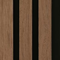 Lamelový panel MODERN LINE NORMAL Walnut Black 12x122x2650mm
