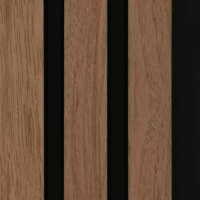 Lamelový panel MODERN LINE NORMAL Walnut Black 12x122x2650mm
