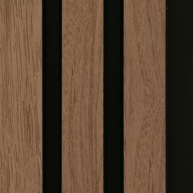 Lamelový panel MODERN LINE NORMAL Walnut Black 12x122x2650mm