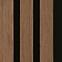 Lamelový panel MODERN LINE NORMAL Walnut Black 12x122x2650mm