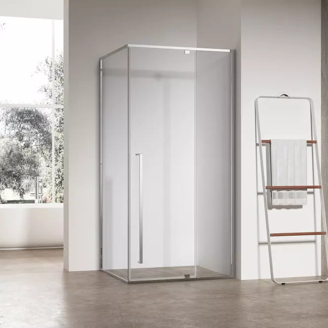 Sprchový kút obdĺžniková Zen 100x80x195 chróm