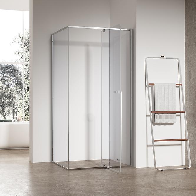 Sprchový kút obdĺžniková Zen 100x80x195 chróm