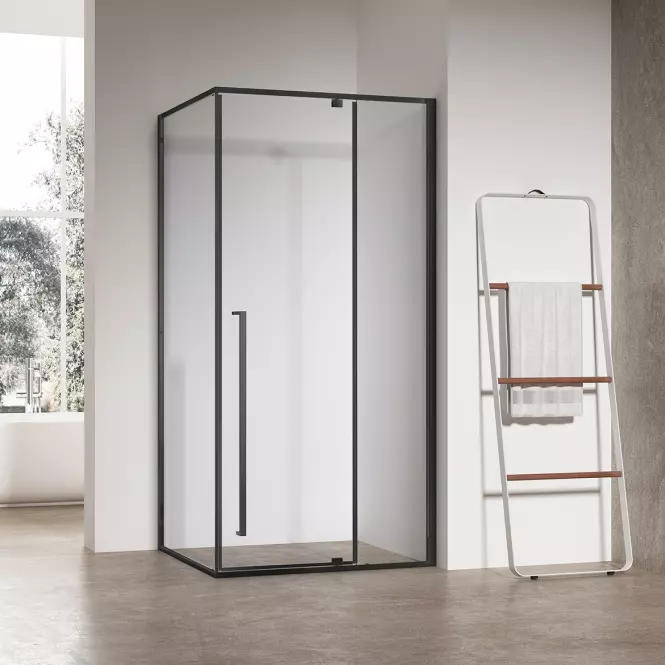 Sprchový kút obdĺžniková Zen 120x80x195 black,3