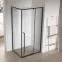 Sprchový kút obdĺžniková Zen 120x80x195 black,4