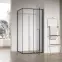 Sprchový kút obdĺžniková Zen 120x80x195 black,5