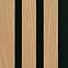 Lamelový panel MODERN LINE NORMAL Oak Black 12x122x2650mm