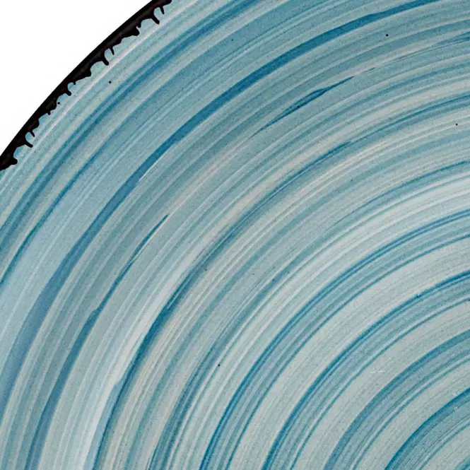 Jedálenský tanier "Lines faded blue", 27 cm,2