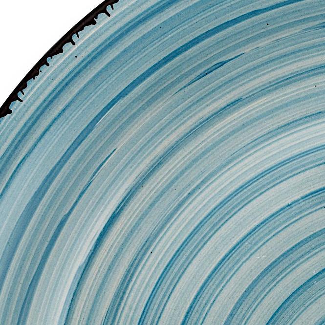 Jedálenský tanier "Lines faded blue", 27 cm,2