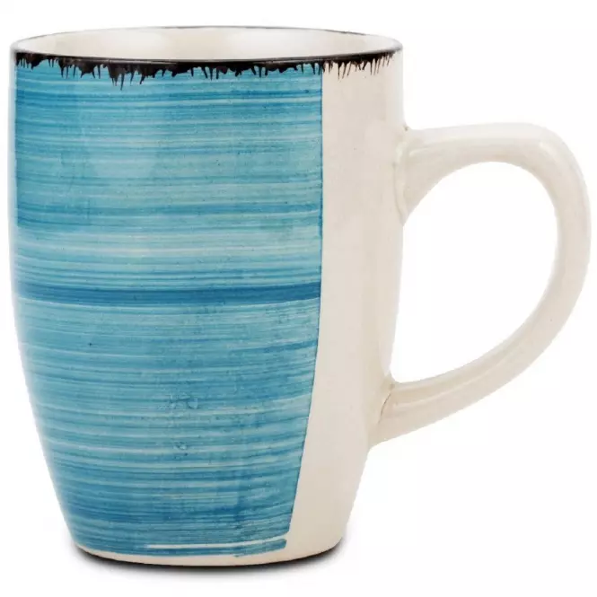Hrnček "Lines faded blue", 355 ml